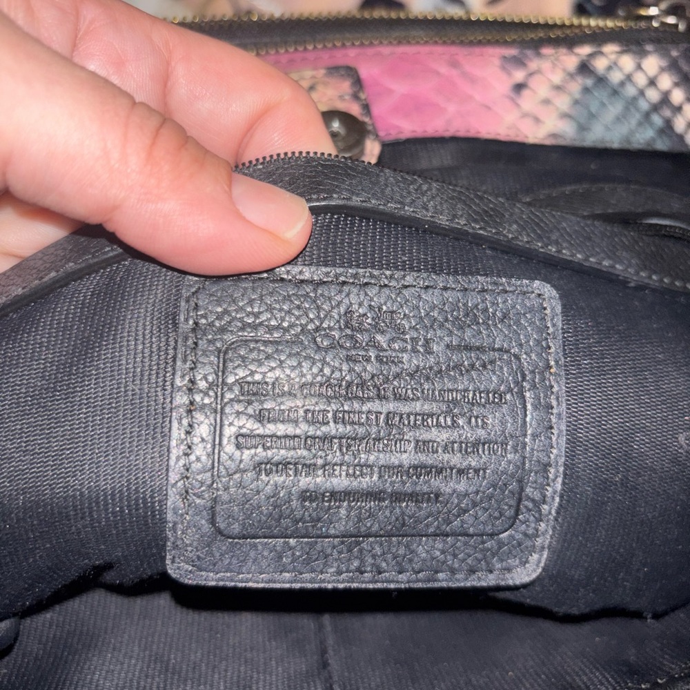 Coach Crosby Python Embossed Bag. - image 3